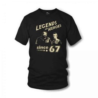 Legends and Heroes T-Shirt (schwarz) - Terence Hill Bud Spencer