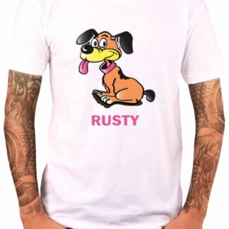 Rusty Shirt aus Zwei sind nicht zu bremsen - weiß