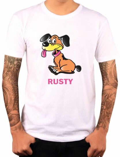 Rusty Shirt aus Zwei sind nicht zu bremsen - weiß