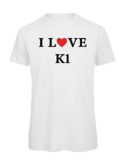 I Love K1 Shirt aus Zwei bärenstarke Typen