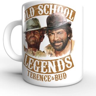 Terence Hill Old School Legends Bud Spencer - Tasse rund (330ml)