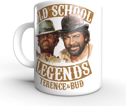 Terence Hill Old School Legends Bud Spencer - Tasse rund (330ml)
