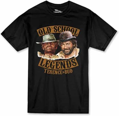 Terence Hill Bud Spencer - Old School Legends - T-Shirt (schwarz)
