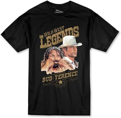 Terence Hill Bud Spencer - Wild West Legends T-Shirt (schwarz)