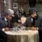 Bud Spencer und Terence Hill bei den Dreharbeiten zum Film Vier Fäuste für ein Halleluja